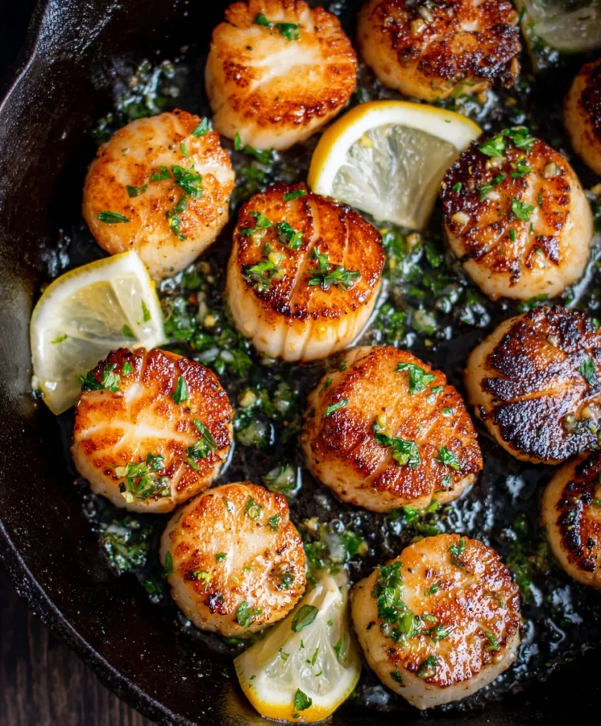Pan-Seared Scallops with Lemon Butter