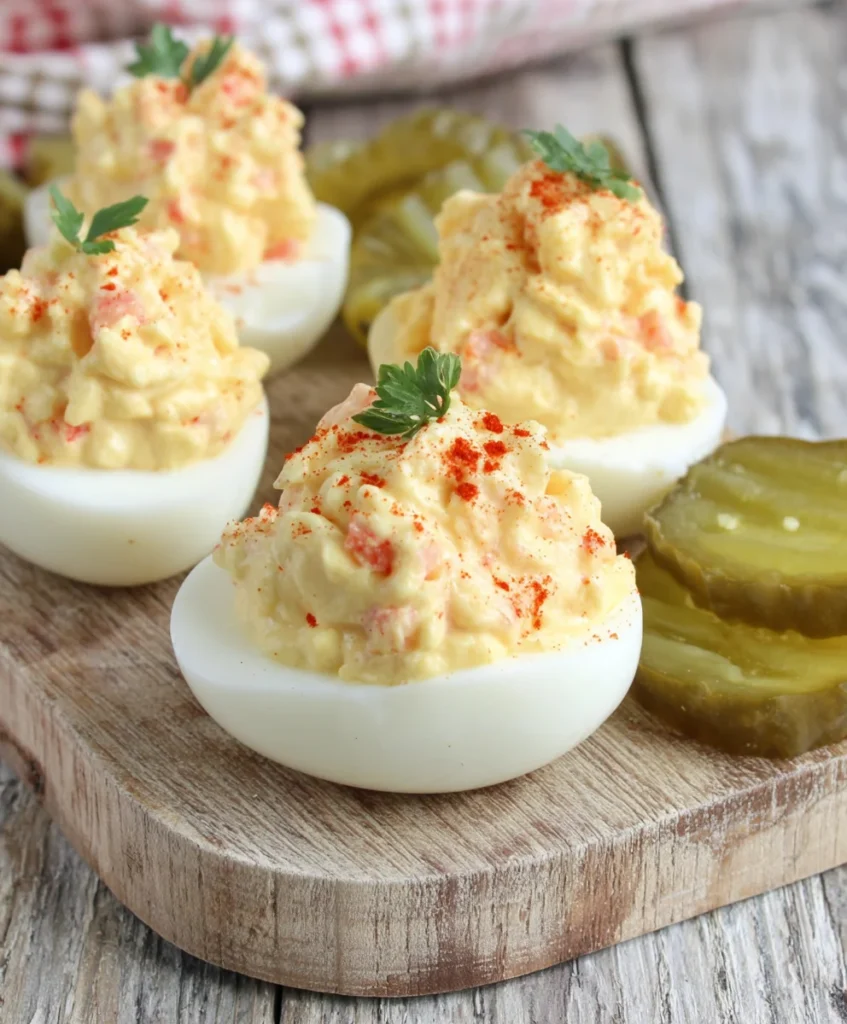 Pimento Cheese Deviled Eggs