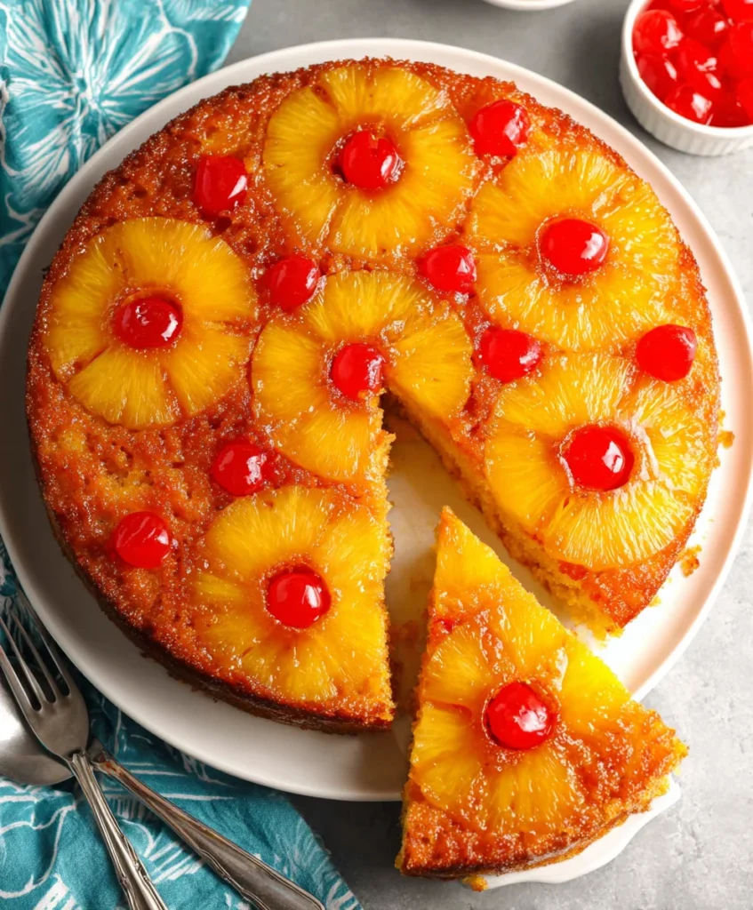 Pineapple Upside Down Cakeax