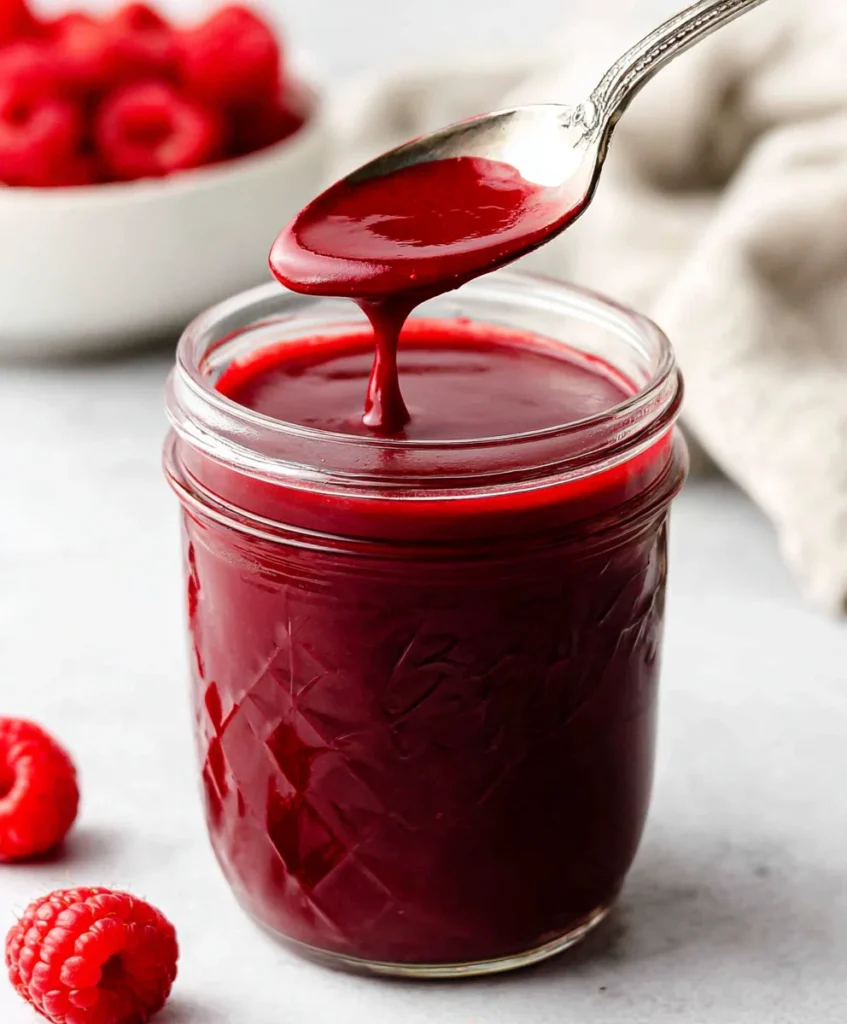 Raspberry coulis