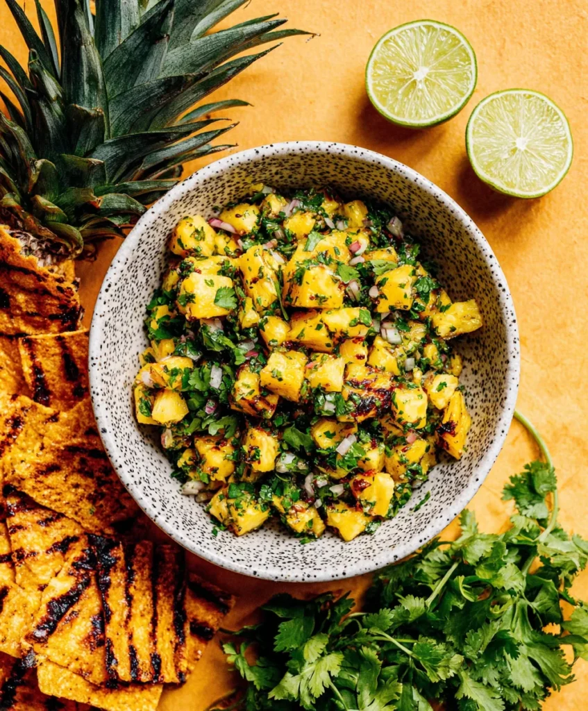 Smoky-Sweet Grilled Pineapple Salsa