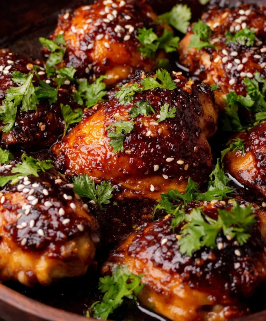Sticky Honey Soy Baked Chicken