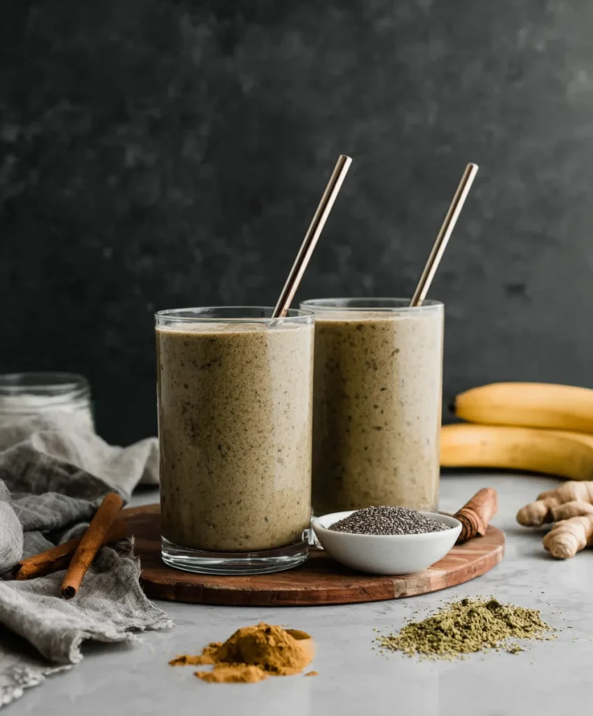 Banana Chai Smoothie With Vanilla