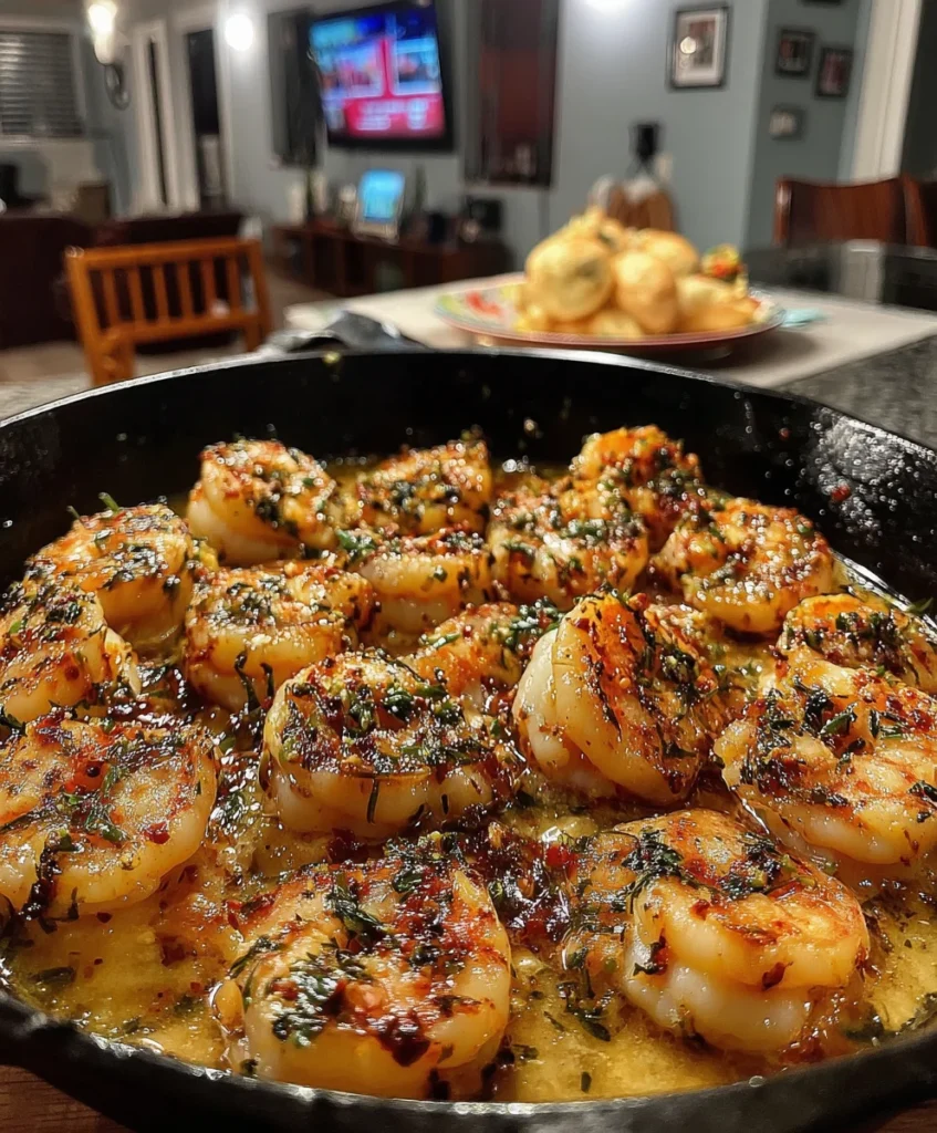 Herbed Shrimp Skillet with Rosemary, Paprika, Garlic, and Butter