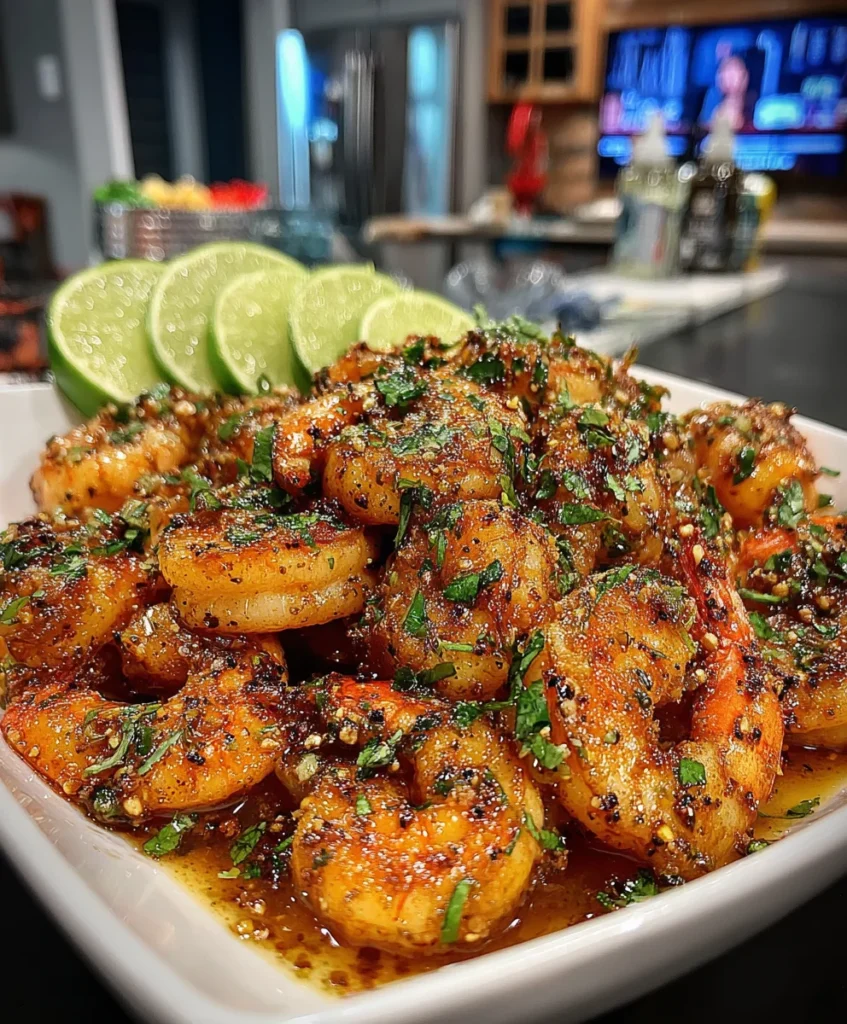 Turmeric Spiced Shrimp with Ground Coriander, Cumin, and Fresh Lime Juice