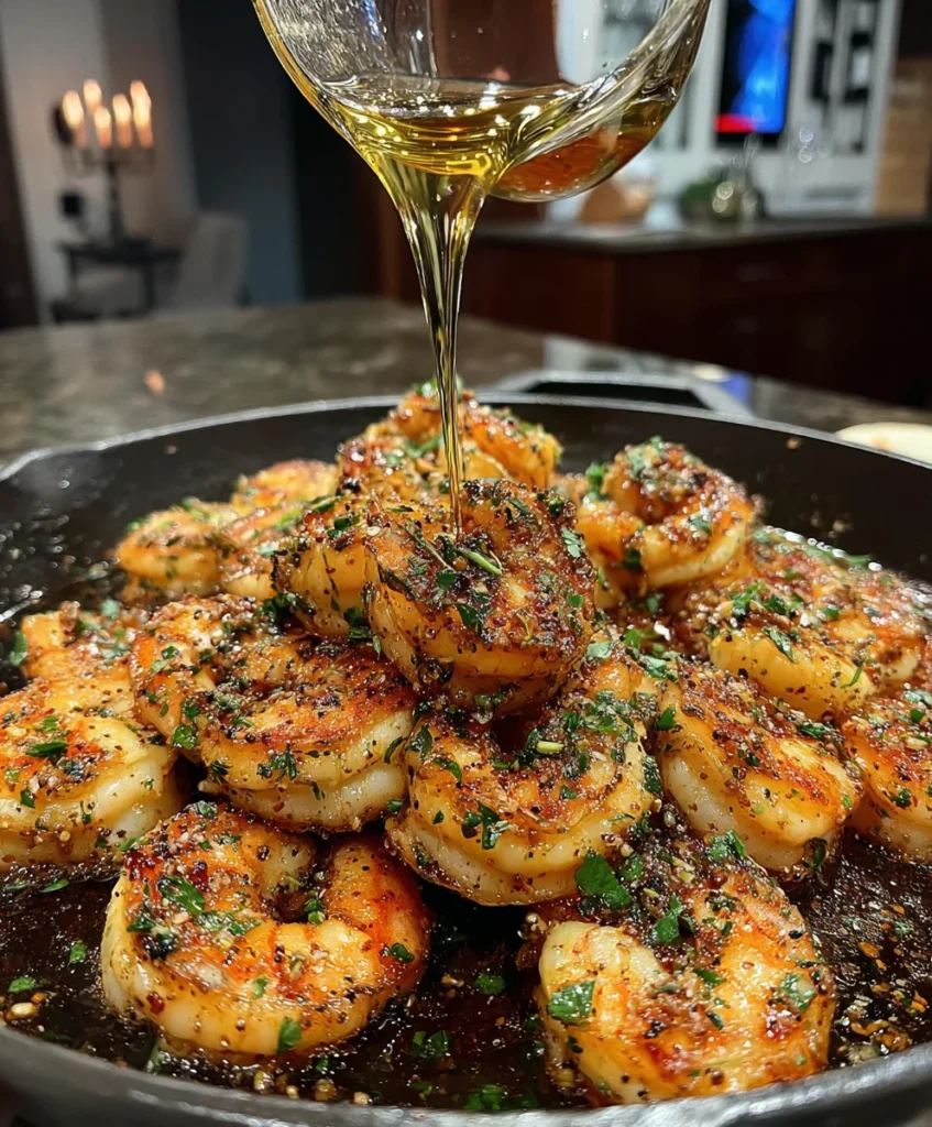Cajun Spiced Shrimp with Olive Oil, Garlic, and Fresh Lemon Juice