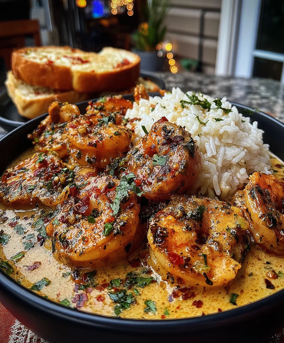 Creamy Coconut Shrimp Curry with Warm Spices and Fresh Cilantro