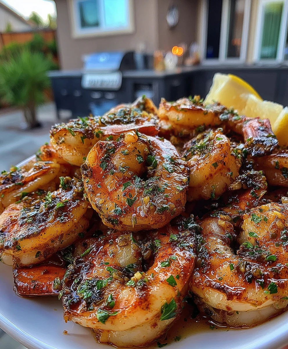 Grilled Shrimp with Smoked Paprika, Lemon Zest, and Olive Oil