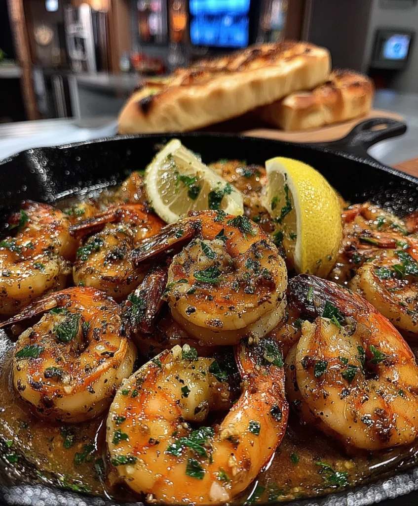 Pan-Seared Shrimp with Garlic Butter, Black Pepper, and Lemon
