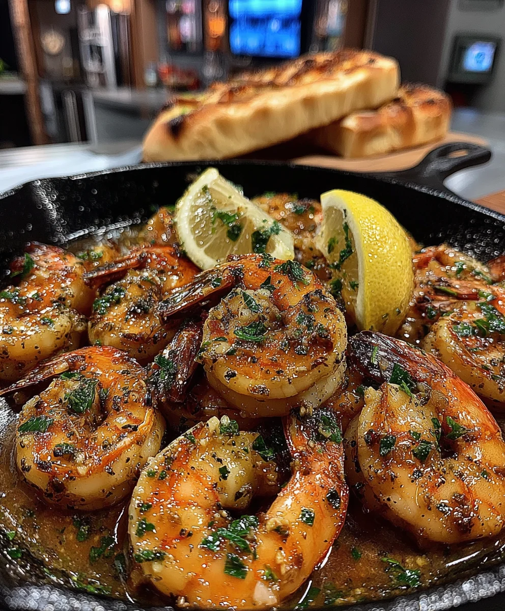 Pan-Seared Shrimp with Garlic Butter, Black Pepper, and Lemon