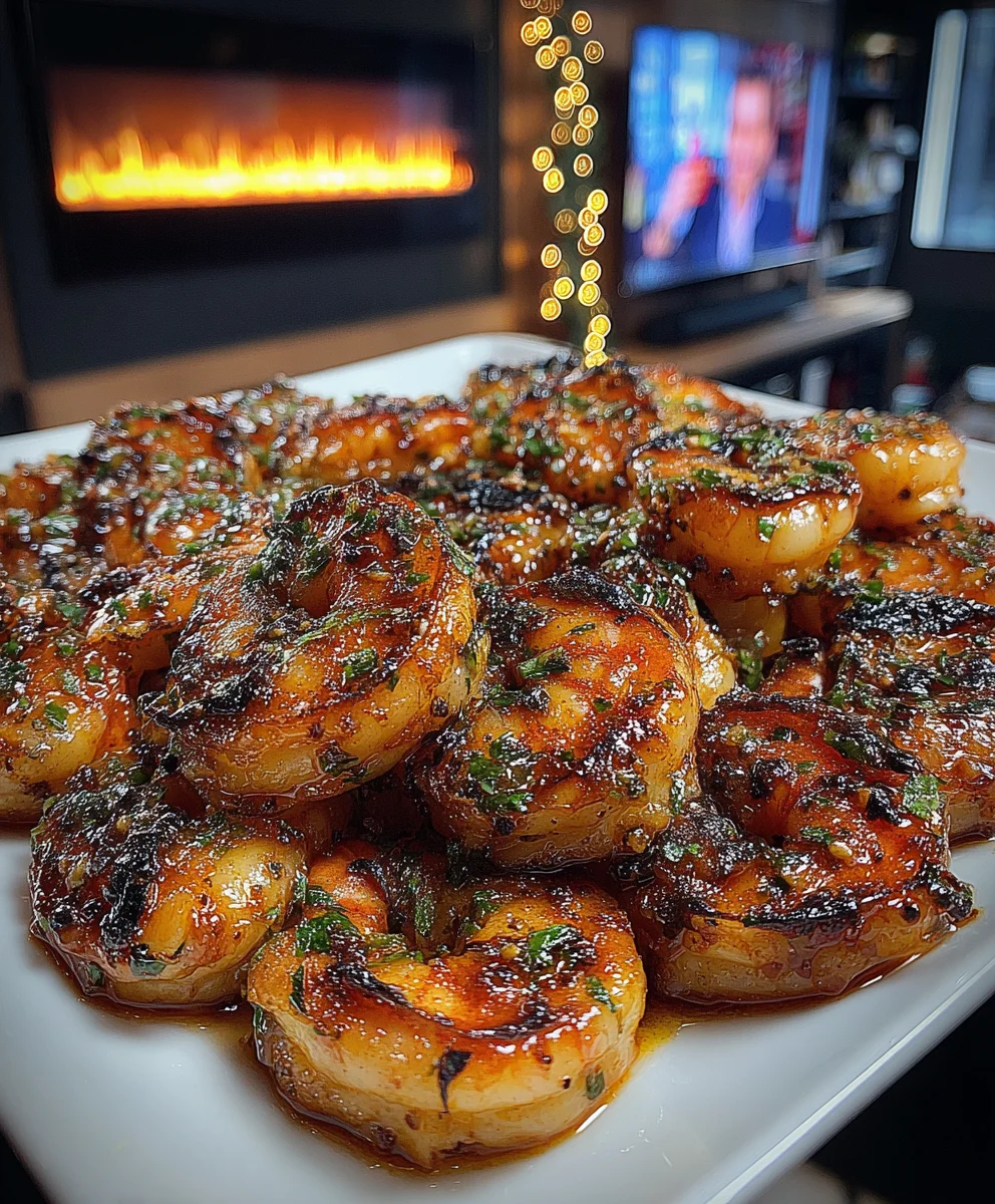 Smoky Paprika Grilled Shrimp with Garlic Herb Marinade