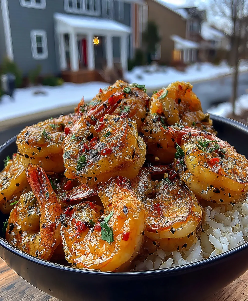 Spicy Coconut Curry Shrimp with Ginger Chili Sauce