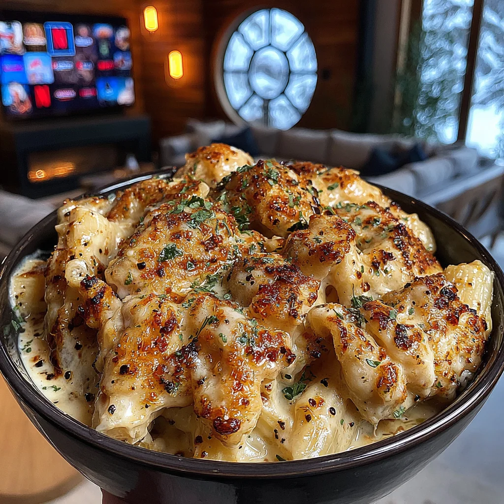 Lemon-Infused White Asparagus Parmesan Smothered Chicken with Cracked Peppercorn
