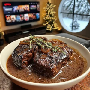 Slow-Braised Beef Steak with Caramelized Onion Gravy