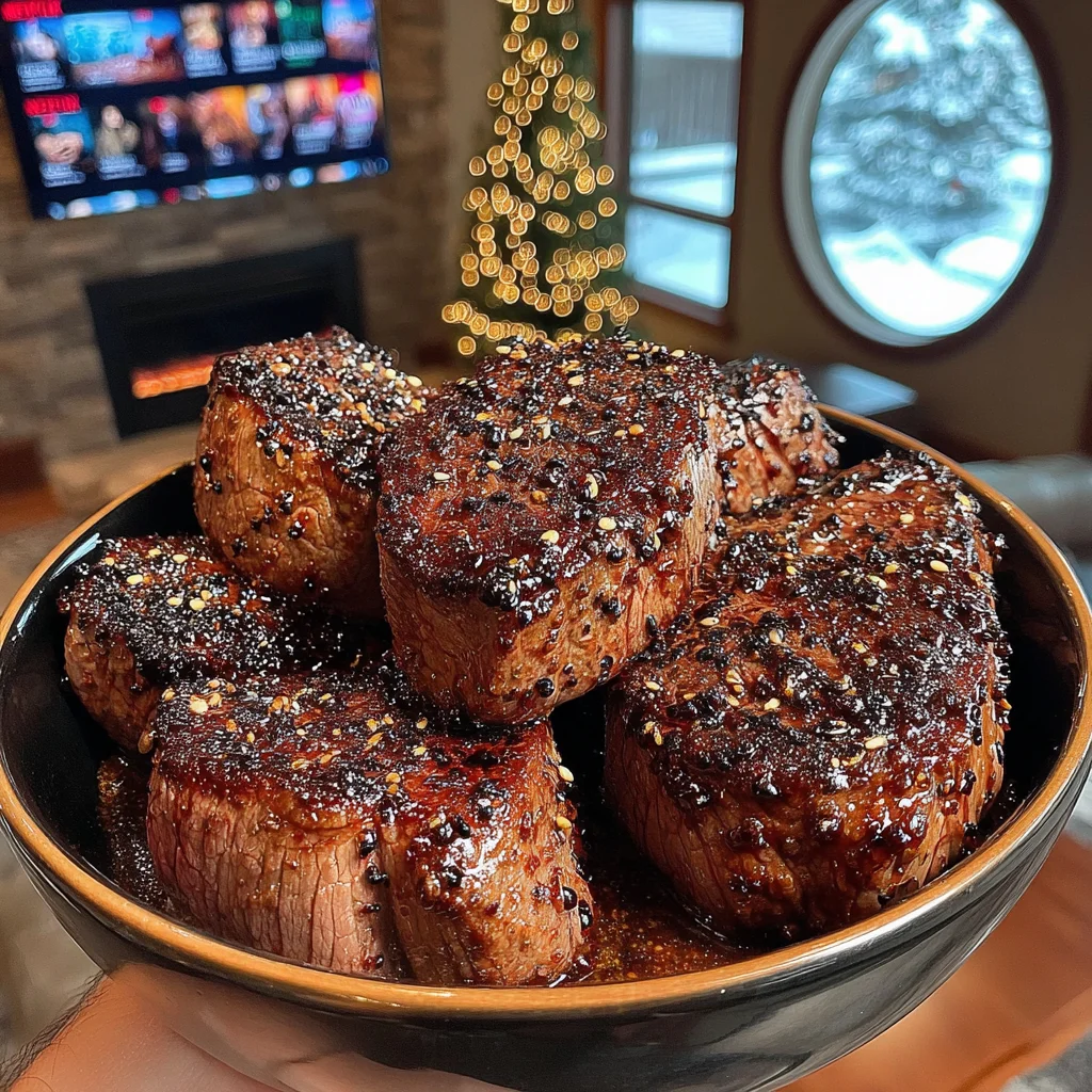 Crispy Garlic and Smoked Paprika-Crusted T-Bone with Charred Chili Infusion