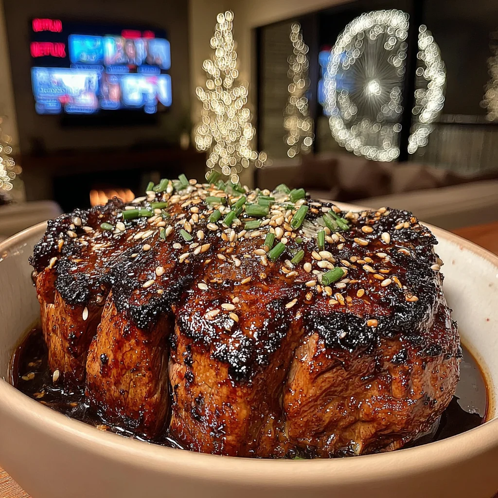 Toasted Sesame and Lemongrass-Crusted Filet Mignon with Wasabi-Chive Butter